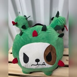 Tokidoki Green Plush with Red Zipper